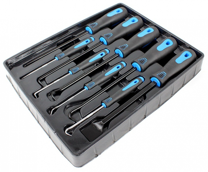 Set carlige raclete extractoare garnituri cu maner 9piese (S10876) [2]