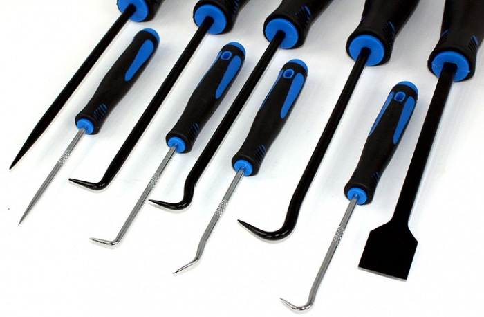 Set carlige raclete extractoare garnituri cu maner 9piese (S10876) [4]