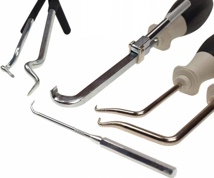 Set carlige raclete extractoare garnituri simering cu maner 6 piese (MTCXA-1110) [3]