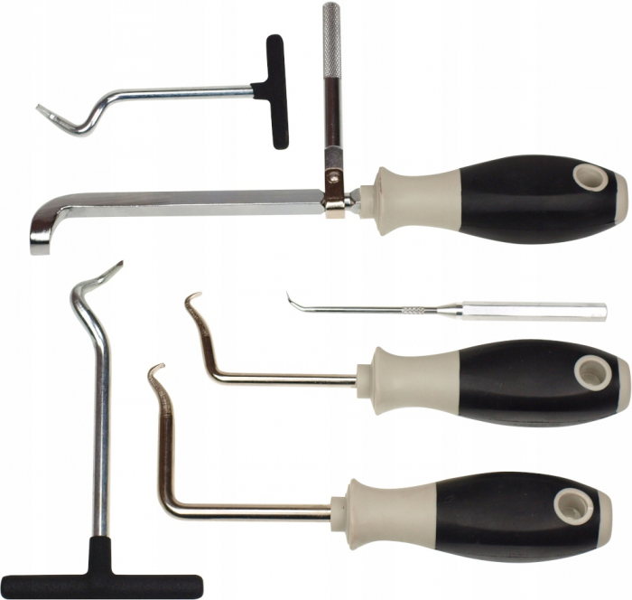 Set carlige raclete extractoare garnituri simering cu maner 6 piese (MTCXA-1110) [2]