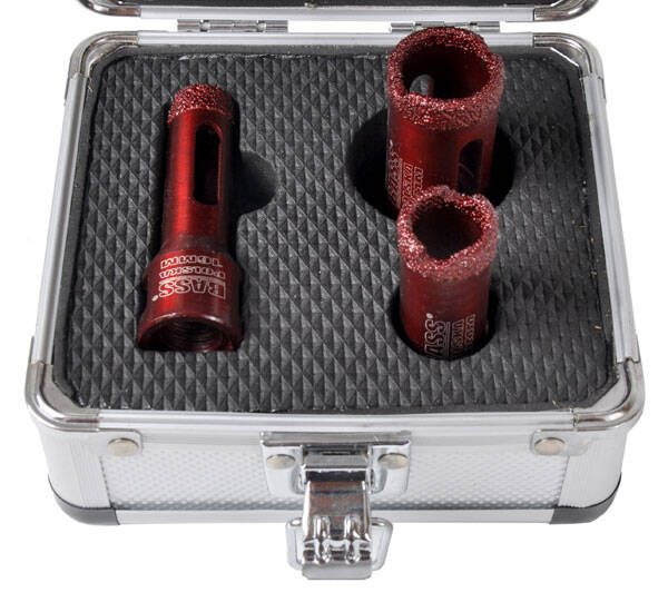 Set carote diamantate piatra gresie faianta beton 16-25mm M14 4piese (BP-1990) [5]