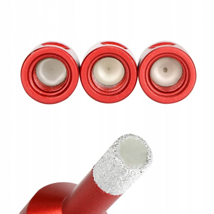 Set carote diamantate piatra gresie faianta beton 6-68mm HEX M14 10piese (CAR668M14-6) [5]