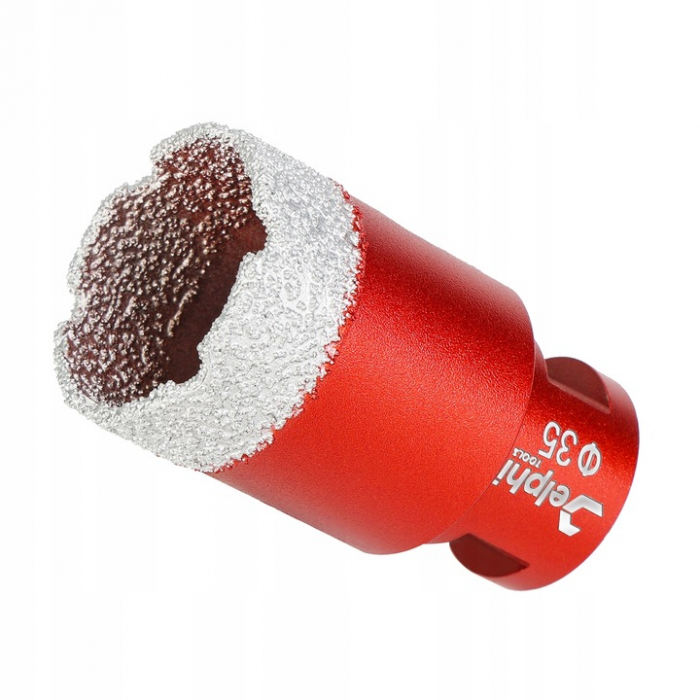Set carote diamantate piatra gresie faianta beton 6-68mm HEX M14 6piese (CAR668M14-11) [6]
