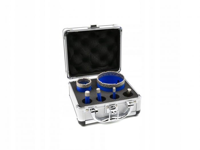 Set carote diamantate piatra gresie faianta beton 6-68mm M14 6piese (CAR668M14-16) [1]