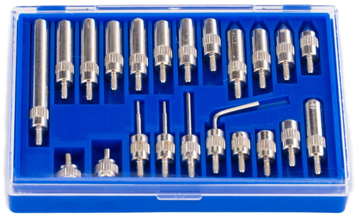 Set ceas comparator cu suport talpa magnetic magnetica 0-10mm + 22 varfuri (KD11291) [6]