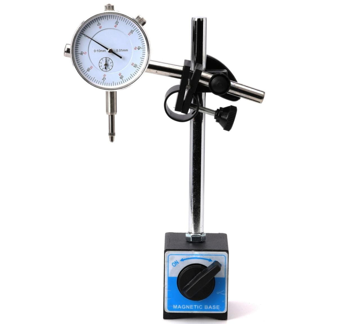 Set ceas comparator cu suport talpa magnetic magnetica 0-10mm + 22 varfuri (KD11291) [2]