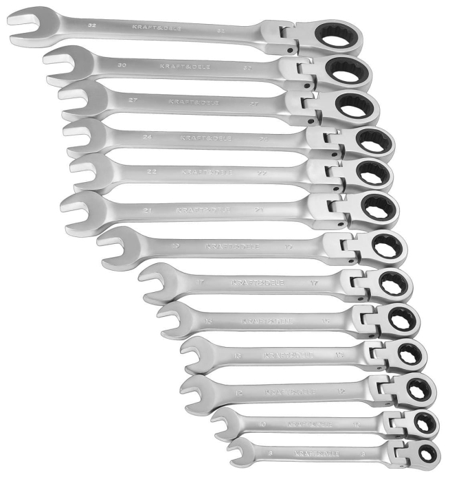 Set chei combinate cu clichet 13 buc 8-32 mm (KD11305) [6]