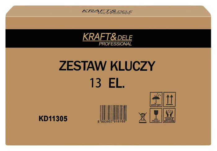 Set chei combinate cu clichet 13 buc 8-32 mm (KD11305) [16]