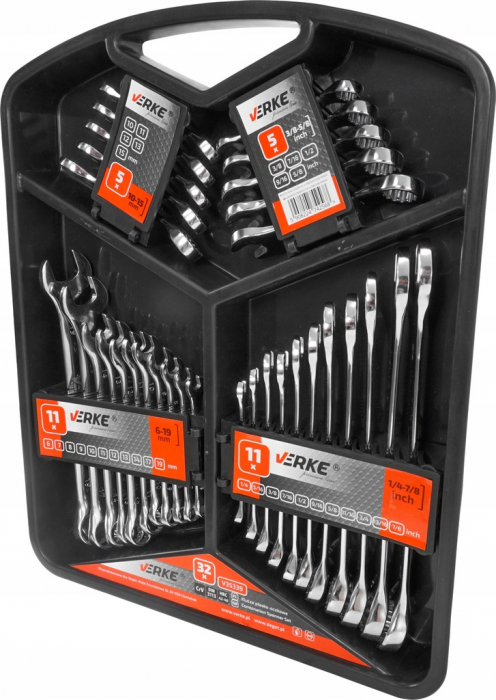 Set chei fixe combinate 6-19mm 32piese scurte si lungi (V35339) [5]