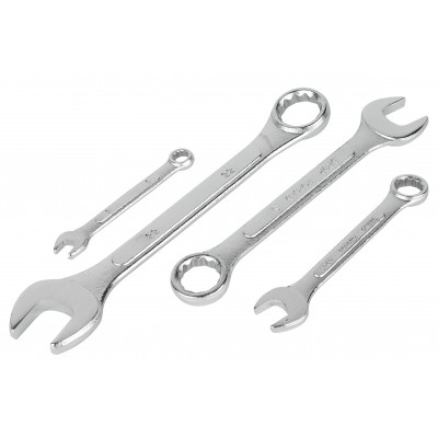 Set chei fixe-combinate din otel CrV, 6-22 mm, 12 piese, cu husa textila (LEX12) [4]