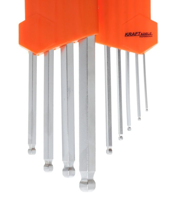 Set chei hexagonale imbus 9 piese 1.5 - 10 mm (KD10896) [4]