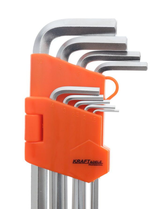 Set chei hexagonale imbus 9 piese 1.5 - 10 mm (KD10896) [3]