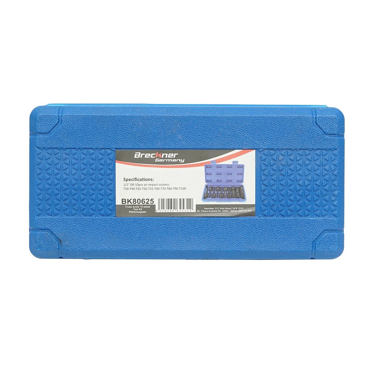 Set chei biti impact torx T30-T100 10 piese 1/2" DISMB93 (BK80625) [2]