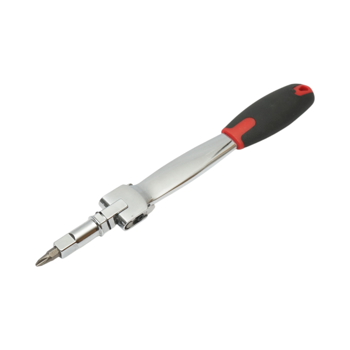 Set chei inelare cu clichet 8-19mm cap detasabil interschimbabil cheie reglabila biti 26 piese (DISTN63) [8]