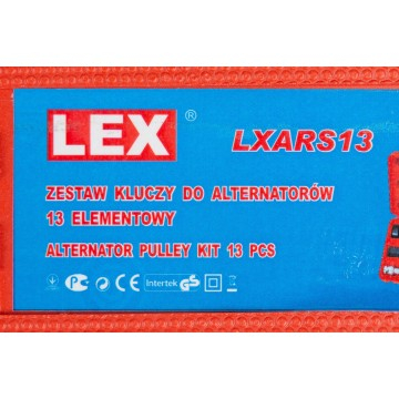 Set chei montaj si demontaj alternatoare cu ambreiaj CrV 13 piese (LEX-13) [7]