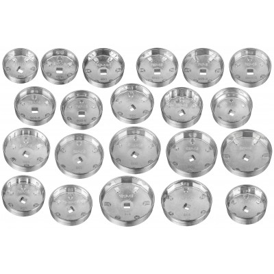 Set chei pentru filtre de ulei cu clichet, 65-101 mm, 23 piese, cu valiza (LEX23) [6]