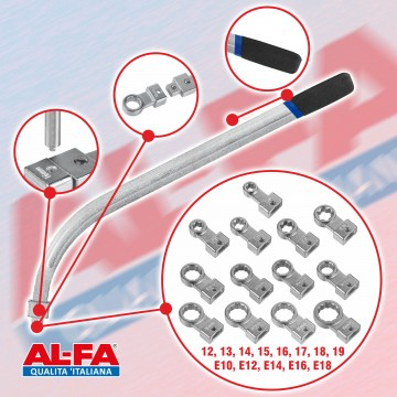 Set chei pentru intinzatoare curea de distributie, inelare 12-19 mm si Torx E10-E18, 15 piese (AL-15) [10]