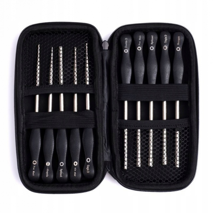 Set chei surublenita reglarea instrument reglaj carburator 10 piese (KD11246) [4]