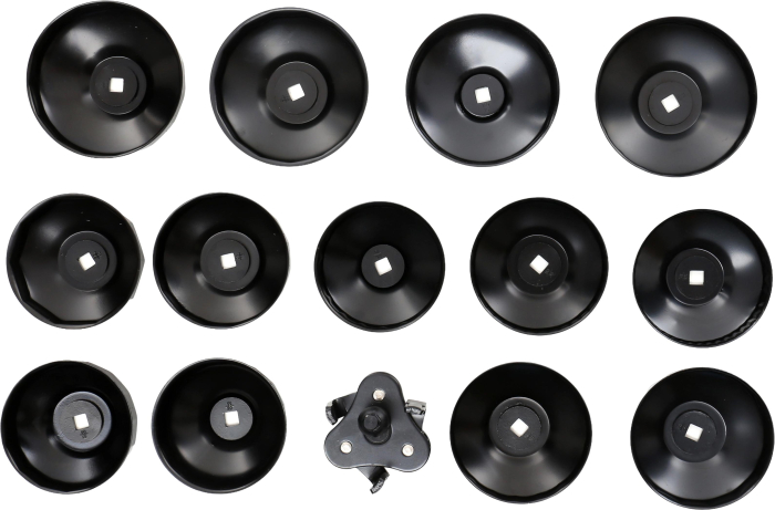 Set chei tubulare pentru filtru ulei 30 piese cu cheie reglabila 65-120mm (KD10502) [4]