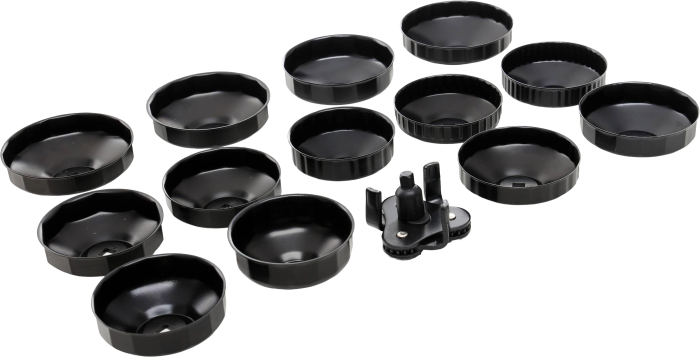 Set chei tubulare pentru filtru ulei 30 piese cu cheie reglabila 65-120mm (KD10502) [5]