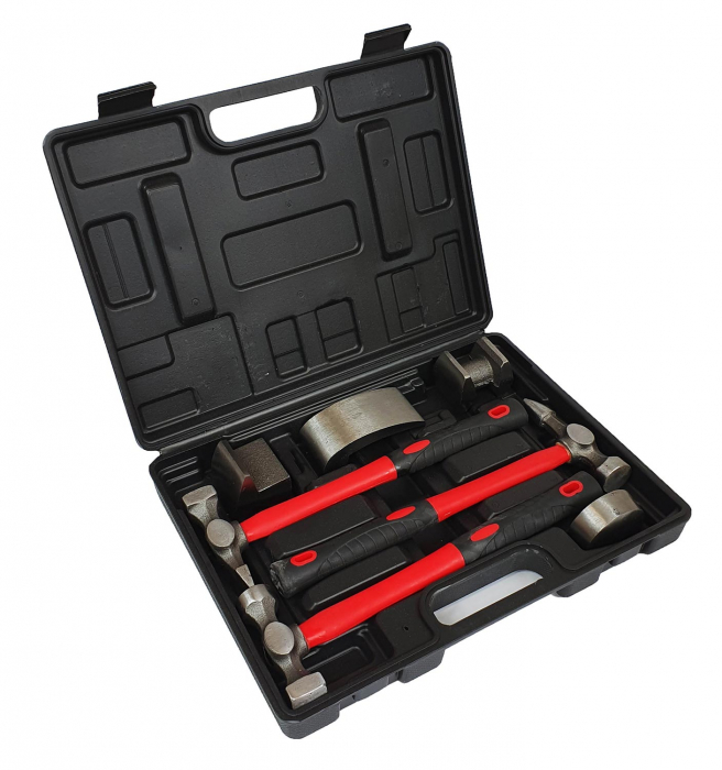 Set ciocane stecluri nicovala 7 piese caroserie auto (S11020) [4]