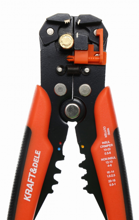Set cleste pentru decablat si sertizat cabluri, accesorii incluse 260 elemente (KD10543) [5]