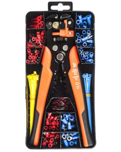 Set cleste pentru decablat si sertizat cabluri, accesorii incluse 260 elemente (KD10543) [2]
