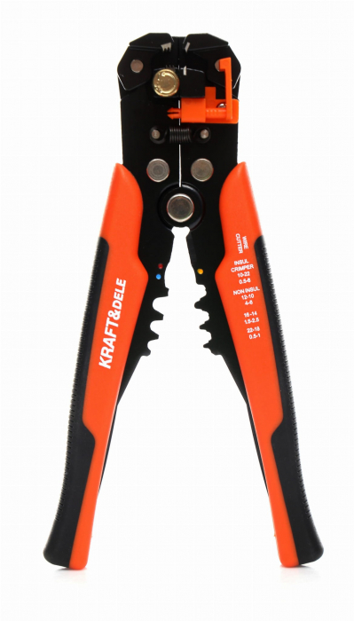 Set cleste pentru decablat si sertizat cabluri, accesorii incluse 260 elemente (KD10543) [1]