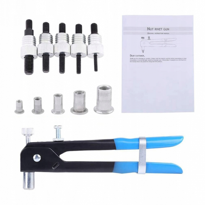 Set cleste pistol nituit piulite M3-M8 106piese (S10559) [2]