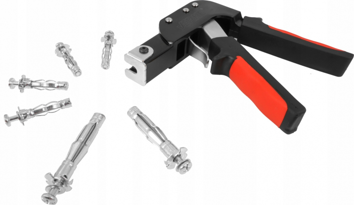 Set cleste pistol nituit sertizat dibluri ancore in panouri gips 60piese (V86268) [8]
