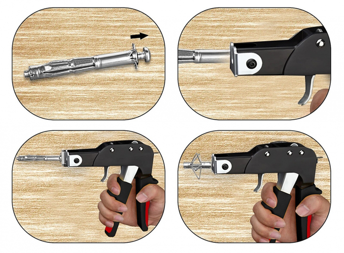 Set cleste pistol nituit sertizat dibluri ancore in panouri gips 60piese (V86268) [2]