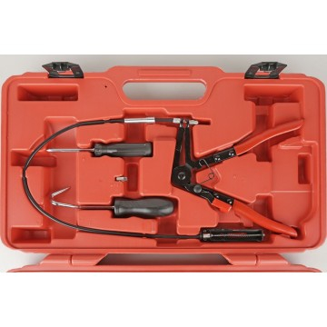 Set clesti pentru coliere furtunuri auto, 9 piese, cu cablu flexibil si valiza (MAX9) [3]