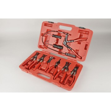 Set clesti pentru coliere furtunuri auto, 9 piese, cu cablu flexibil si valiza (MAX9) [2]