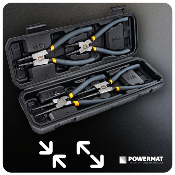 Set clesti Seger 4 piese 180 mm pentru inele de siguranta interioare si exterioare PM0321 (PM-SEG-7) [6]