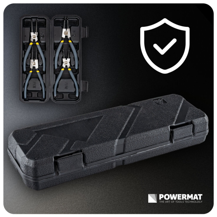 Set clesti Seger 4 piese 180 mm pentru inele de siguranta interioare si exterioare PM0321 (PM-SEG-7) [7]