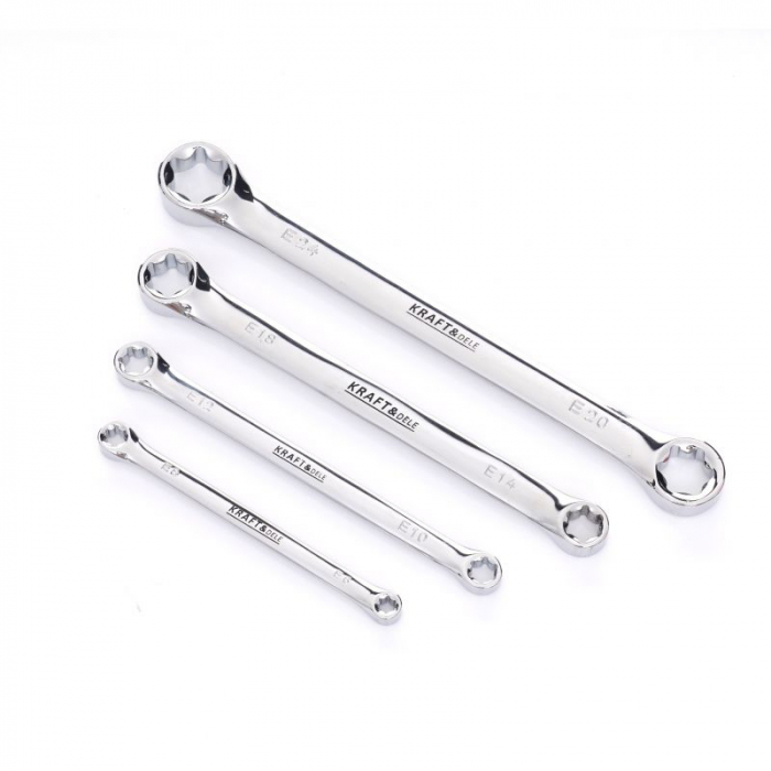 Set complet 47 chei combinate inelare torx tip C semideschise cotite 6-32mm (KD10999) [5]