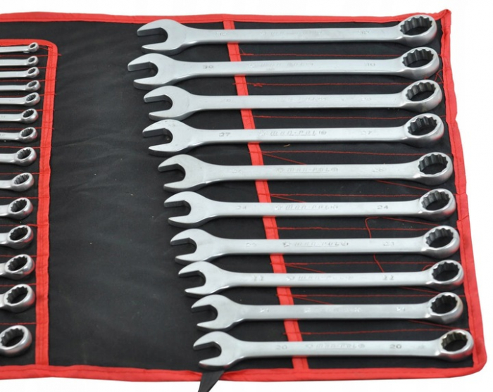 Set complet 47 chei combinate inelare torx tip C semideschise cotite 6-32mm (M58140) [8]