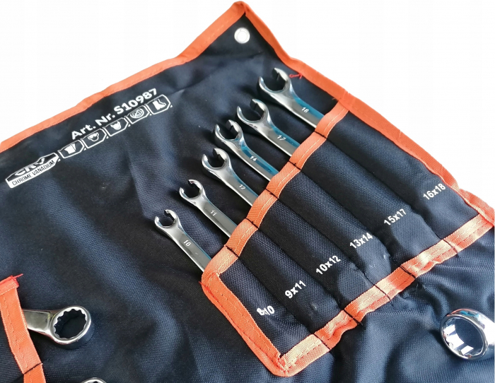 Set complet 47 chei combinate inelare torx tip C semideschise cotite 6-32mm (S10987) [7]