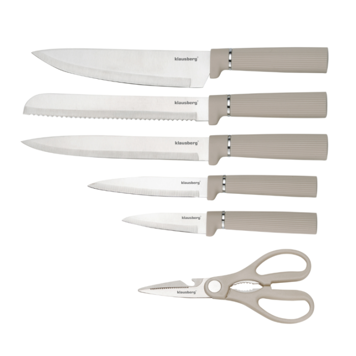 Set complet bucatarie material plastic si otel inoxidabil bej (KB-7978) [6]