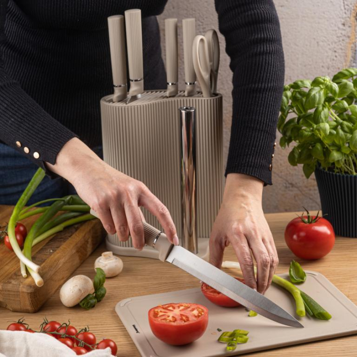 Set complet bucatarie material plastic si otel inoxidabil bej (KB-7978) [14]