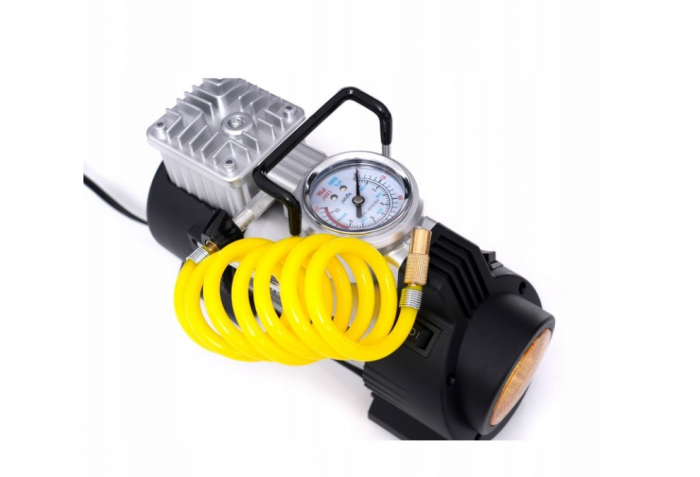 Set compresor auto 12V cu manometru prelungitor (KD1468) [8]