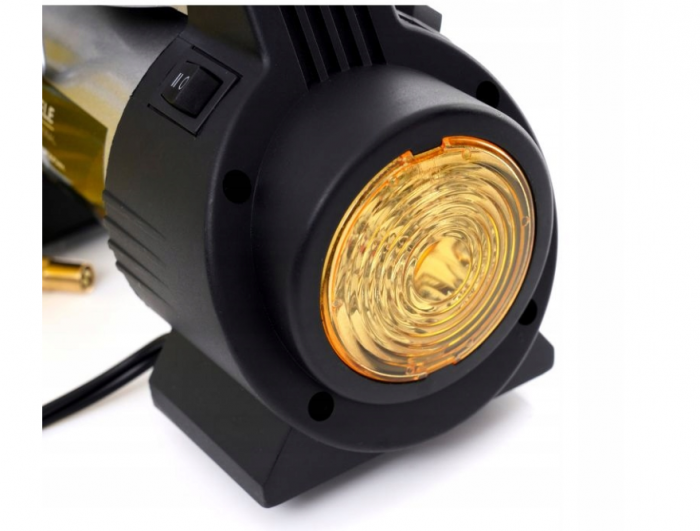 Set compresor auto 12V cu manometru prelungitor (KD1468) [10]