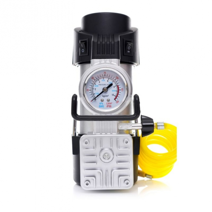 Set compresor auto 12V cu manometru prelungitor (KD1468) [3]