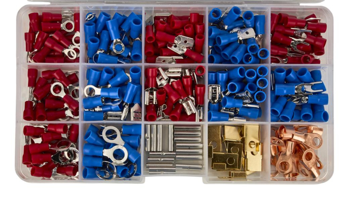 Set conectori papuci electrici capete cabluri auto izolate 300piese (KD10488) [6]