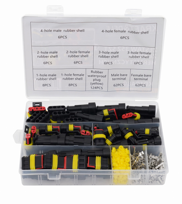 Set conectori papuci electrici ermetici senzori auto 352piese (KD10480) [3]