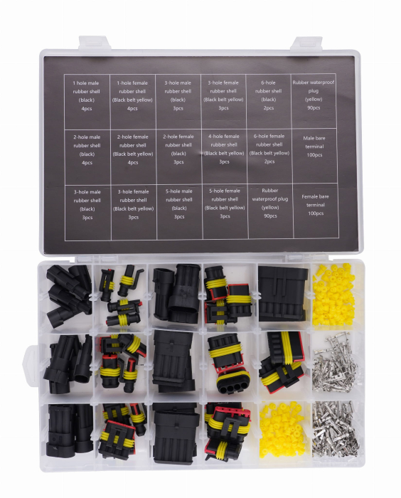Set conectori papuci electrici ermetici senzori auto 424piese (KD10494) [2]