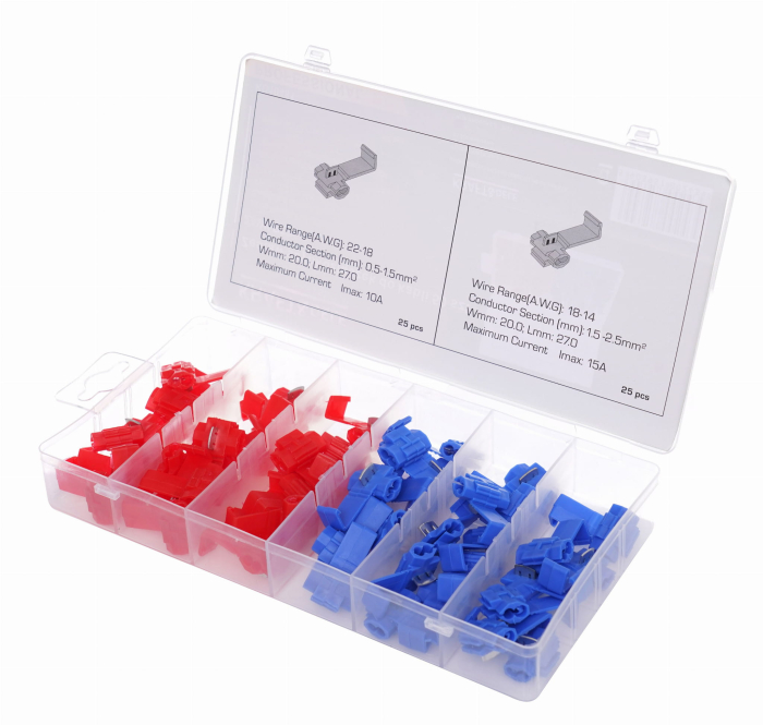 Set conectori rapizi cabluri conductori electrici 50piese (KD10481) [3]