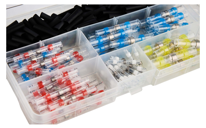 Set conectori termocontractabili cu cositor, 260 buc. (KD12677) [9]