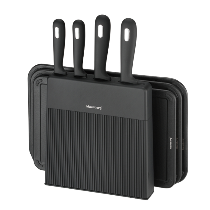 Set cutite bucatarie 8 piese cu suport si tocatoare plastic antiderapante (KB-7980) [16]