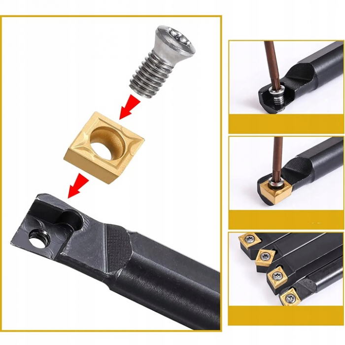 Set cutite placi placute de schimb strung instrument dalti strunjire 10 piese (S12031) [7]